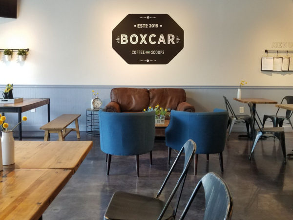 Boxcar- coffee and scoops in Knightdale NC